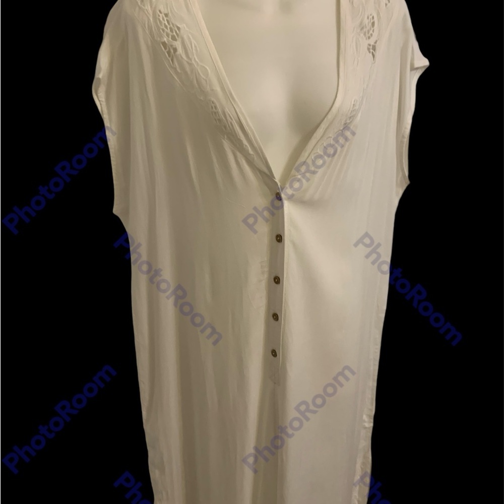 Show Me Your Mumu Romper White Lace Size Small - Picture 5 of 12